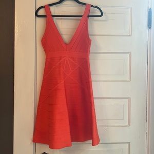 Parker Orange Fit and Flare